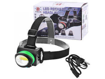 Фонарик налобный C539-COB встроенный аккумулятор