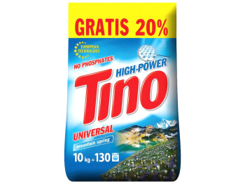 Порошок для стирки Tino High-Power Mountain spring универсальный 10кг