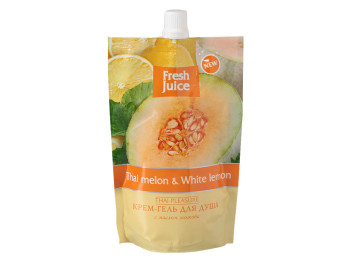 Крем-гель для душу Fresh Juice дой-пак "Thai melon & White lemon" диня і білий лимон 170мл