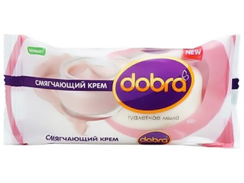 Мыло твердое туалетное Dobra Смягчающий крем 60г