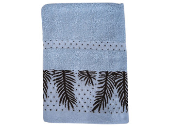 Рушник банний Soho Leaf Gentle gray, 70x140см, бавовна, 6900068374577