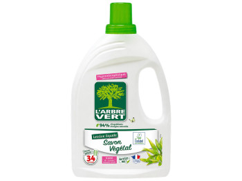 Гель для стирки L’Arbre Vert Vegetable Soap, концентрат, 34 стирки, 1,53 л