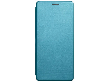 Чехол-книжка кожа для Xiaomi Redmi Note 9s / Pro / Max Цвет Голубой