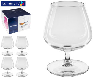 Набор бокалов для коньяка Luminarc "Signature" 410мл (цена за набор 4шт) 14576