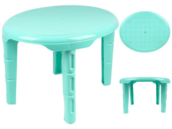 Стол детский овальный 76х41х47см (цвет бирюза) Консенсус
