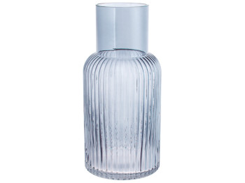 Ваза Bottle grey, 30см, колір - сіро-блакитний