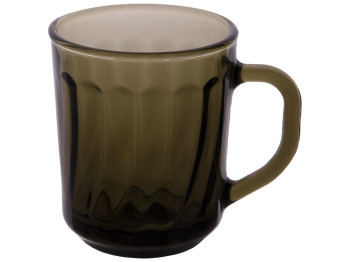 Кружка Vittora Elica стеклянная дымка 200мл 62048-01