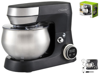 Миксер планетарный Maestro, с чашей, Led дисплей, 2000Вт