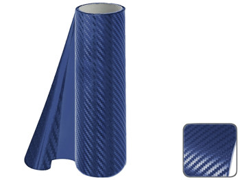 Декоративная пленка 1,52х30м, Carbon GE-10, синяя