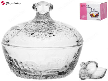 Сахарница стеклянная F&D Piknik 13см 350мл (цена за 1шт)