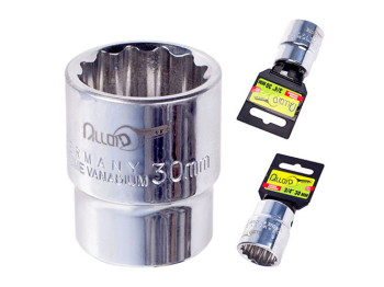 Торцевая головка Alloid 3/4", 22 мм, 12 граней