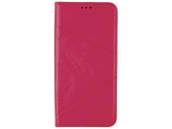 Чохол-книжка Business Leather для Xiaomi Poco M3/Redmi 9T Колір Малиновий