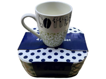 Набор чашек, 330мл (цена за набор 4шт)