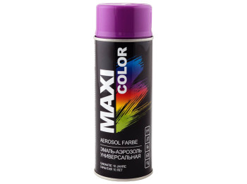 Эмаль аэрозольная универсальная декоративная MAXI COLOR ярко-фиолетовый 400мл