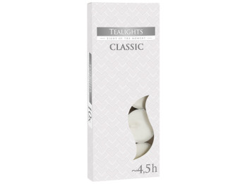 Свеча чайная Bispol (p15-10) Classic 4 часа (цена за упаковку 10шт)