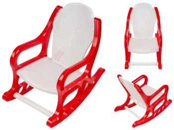 Кресло-качалка детское 57х36х48см (цвет красный) Консенсус