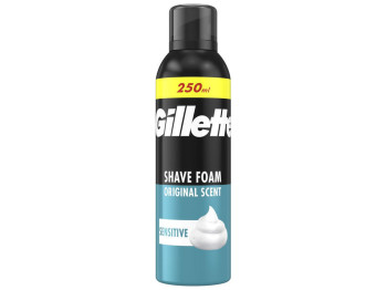 Пена для бритья Gillette Classic Sensitive, 250 мл