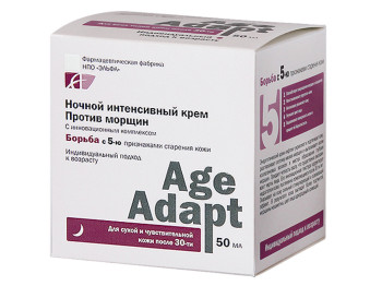 Крем нічний інтенсивний "Elfa Pharm" Age Adapt проти зморшок 50мл