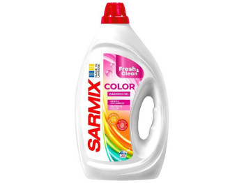 Гель для стирки цветного белья Sarmix Color с ароматом свежести, 900 мл, 23 стирки