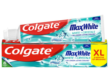 Зубна паста Colgate Макс Блиск Кришталева м'ята, 125мл