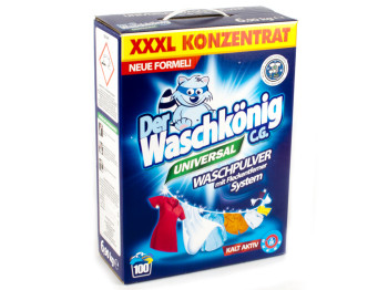 Пральний порошок безфосфатний Waschkonig Universal концентрат 6,9кг коробка, Німеччина