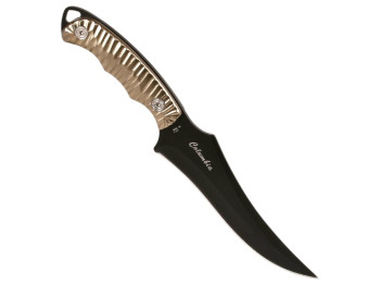 Ніж туристичний із рельєфною рукояткою, 27см