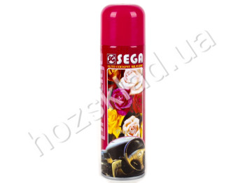 Полироль торпедо с силиконом  Sega "Роза" 220мл 75055