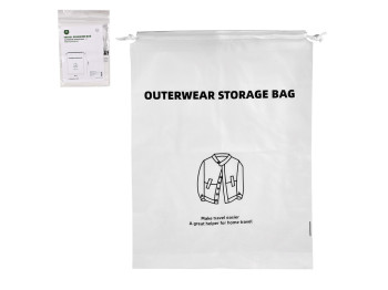 Сумка-органайзер для хранения одежды, ПЭВА, белая, 32×42см
