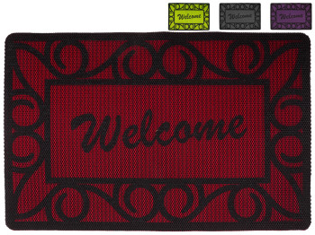 Коврик придверный Wellcome 40x60см