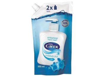 Мыло жидкое Carex Увлажнение антибактериальное, дойпак 500мл