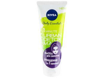 Маска для лица Nivea Urban Skin Detox "Очищение за 1 мин" 75мл