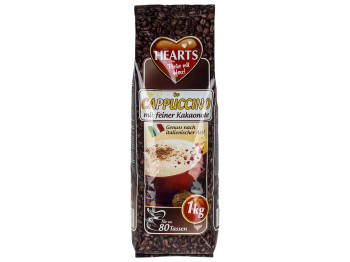 Капучино Hearts "Cappuccino Kakaonote" 1000г в брикете, Германия