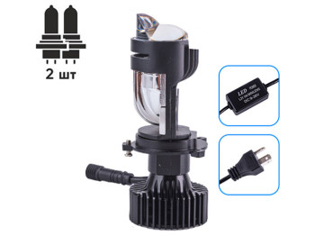 Лампы PULSO L3/H4-H/L/LED-chips CSP/9-36v/2xL35WH55W/8000Lm/6000K (L3-H4) (цена за набор 2шт)