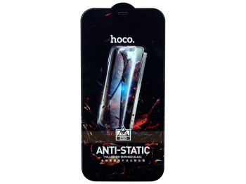 Захисне скло Hoco G10 HD Anti-static for Apple Iphone 12 Pro Max 25 шт Колір Чорний