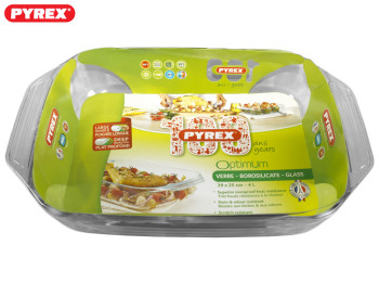 Противень термостекло "Pyrex" прямоугольный 39x25 см 68615