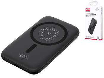 Power Bank XO PR153 PD20W Magnetic wireless 15W Type-C 5000mAh Цвет Черный