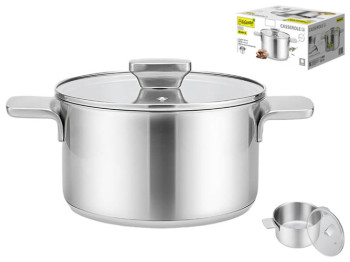 Кастрюля з кришкою Maestro, 20см, 3,4л