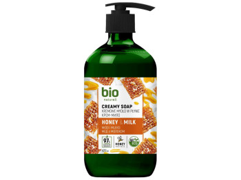 Крем-мило Bio Naturell Мед та молоко, 473мл
