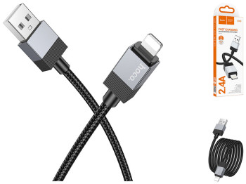 Кабель USB Hoco X110 Lightning 2.4A Цвет Черный