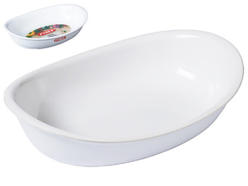 Форма Pyrex Supreme white, 31х21см, керамическая, овальная, 3426470277365