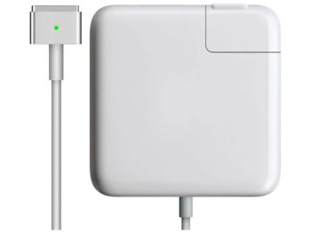 Мережевий Зарядний Пристрій Macbook MagSafe 2 PD60W NO LOGO Колір Бiлий