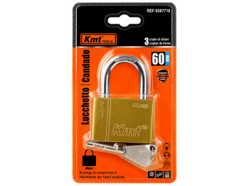 Замок навесной Kmt Tools 60 мм, 3 ключа