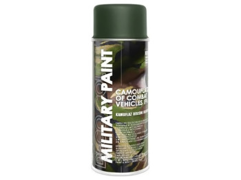 Фарба аерозольна Deco Color Military Paint, лісовий зелений, forest green, 400мл