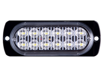 Повторитель габарита 12 LED 12V белый (AG-ZWD-BSBK-12/W)
