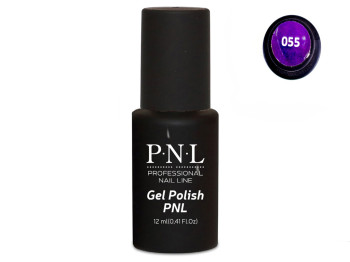 Гель-лак для ногтей P.N.L №055 Aluminium Violet 12мл