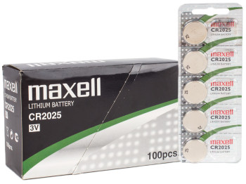 Батарейка Maxell CR2025 3V літієва (ціна за упаковку 5шт, 1 лист) +131265