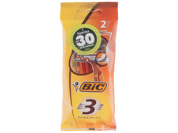 Станок одноразовий для гоління Bic Sensitive 3 леза (ціна за 2шт)