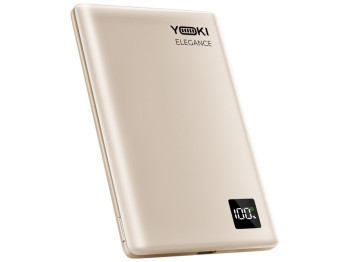 Повербанк YOKI Elegance, 5000 мАч, 15 Вт, магнитная беспроводная зарядка, Type-C, Titan