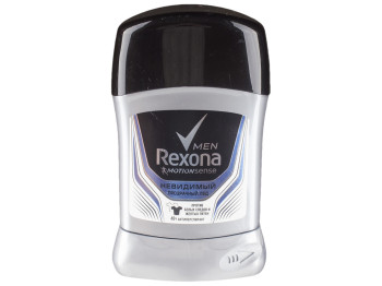 Антиперспірант-олівець для чоловіків Rexona men Motionsense Прозорий лід 48г 50мл