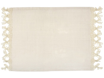 Салфетка-плейсмат льняная Natural Beige, 30×45см